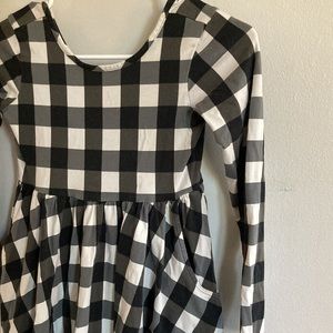 Hanna Andersson girls gingham dress size 8 $15